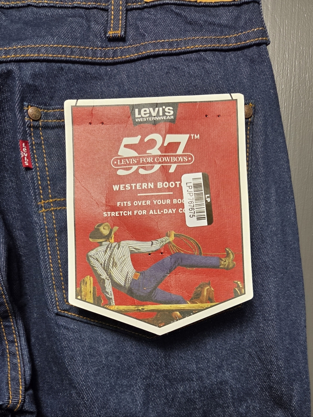 Brand New Levi's Western Bootcut 537 Size 32 X 32